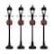 Lemax® Gas Lantern Street Lamps, 4ct.